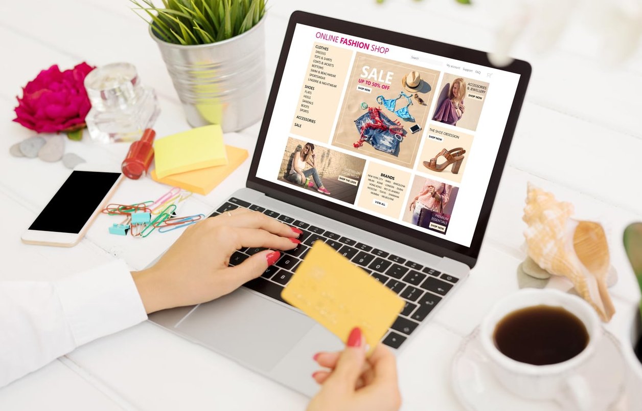 shopping cart laptop email